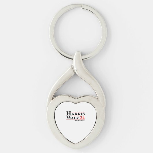 Harris Walz 2024 Essentieel Sleutelhanger (Voorkant)
