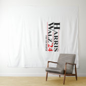 Harris Walz 2024 Essentieel Wandkleed (In Situ (horizontaal))