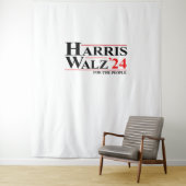 Harris Walz 2024 Essentieel Wandkleed (In situ)