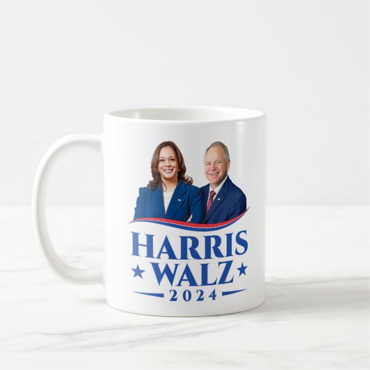Harris Walz 2024 foto Koffiemok (Links)