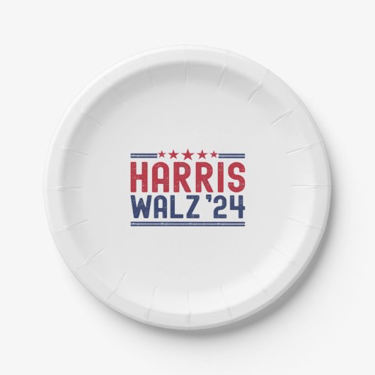 Harris Walz 2024 - Harris Walz 2024 Wij zijn niet Papieren Bordje (Voorkant)