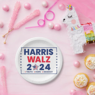 Harris Walz 2024 Harris Walz Papieren Bordje
