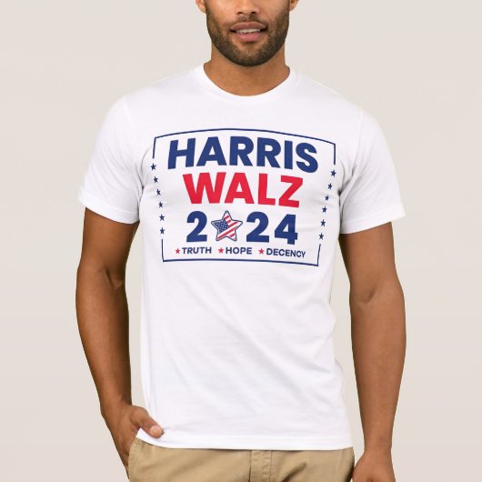 Harris Walz 2024 | Harris Walz T-shirt (Voorkant)