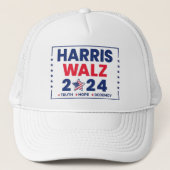 Harris Walz 2024 | Harris Walz Trucker Pet (Voorkant)