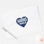 Harris Walz 2024 Hart Sticker (Envelop)