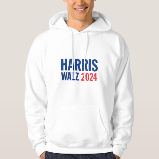 Harris Walz 2024 Hoodie (Voorkant)