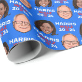 Harris Walz 2024 inpakpapier (Rol Hoek)
