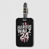 Harris Walz 2024 Kamala Harris 2024 Tim Walz 2024 Bagagelabel (Voorkant (verticaal))