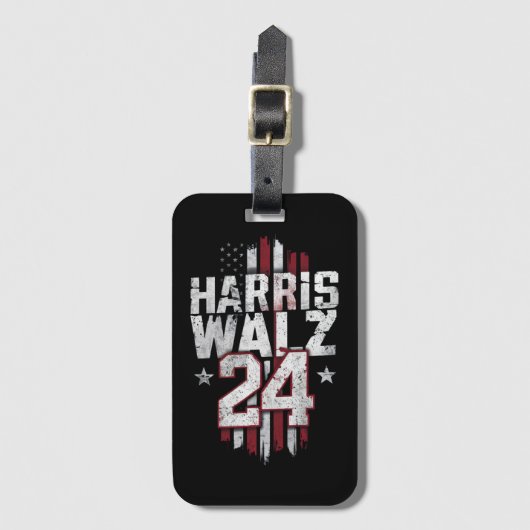 Harris Walz 2024 Kamala Harris 2024 Tim Walz 2024 Bagagelabel (Voorkant (verticaal))