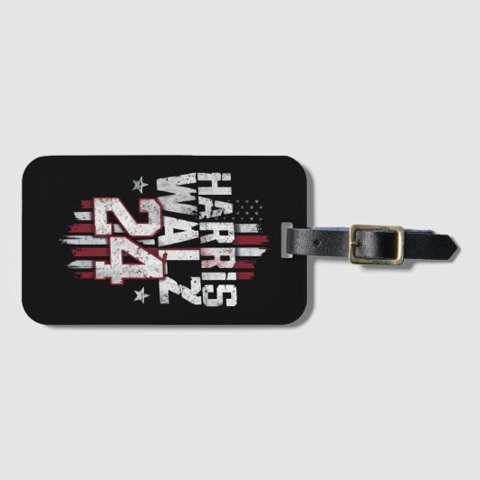 Harris Walz 2024 Kamala Harris 2024 Tim Walz 2024 Bagagelabel (Voorkant (horizontaal))