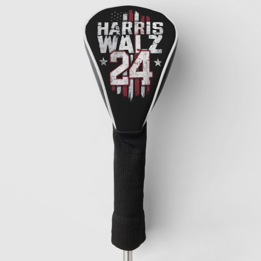 Harris Walz 2024 Kamala Harris 2024 Tim Walz 2024 Golfheadcover (Voorkant)