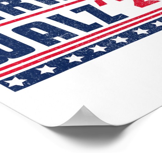 Harris Walz 2024 Kamala Harris en Tim Walz 2024 Poster (Hoek)