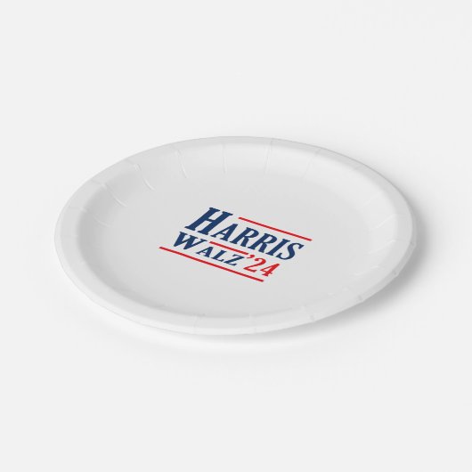 Harris Walz 2024 Kamala Harris President Tim Walz Papieren Bordje (Gekanteld)