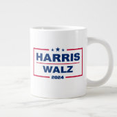 Harris Walz 2024 Kamala Harris Tim Walz verkiezing Grote Koffiekop (Rechts)