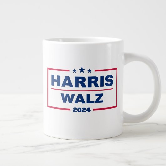 Harris Walz 2024 Kamala Harris Tim Walz verkiezing Grote Koffiekop (Rechts)