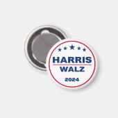 Harris Walz 2024 Kamala Harris Tim Walz verkiezing Magneet (Voorkant / Achterkant)