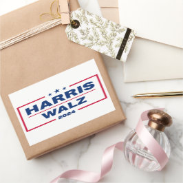 Harris Walz 2024 Kamala Harris Tim Walz verkiezing Rechthoekige Sticker