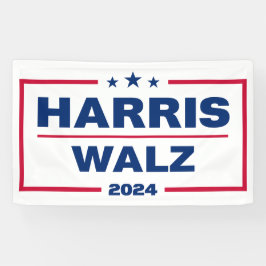 Harris Walz 2024 Kamala Harris Tim Walz verkiezing Spandoek