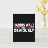 Harris Walz 2024 Kamala Harris Waltz 202 Kaart (Gele Bloem)