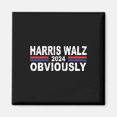 Harris Walz 2024 Kamala Harris Waltz 202 Magneet (Voorkant)