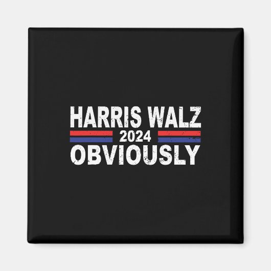 Harris Walz 2024 Kamala Harris Waltz 202 Magneet (Voorkant)