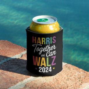 Harris Walz 2024 Kamala Samen Kunnen We LGBT Blikjeskoeler