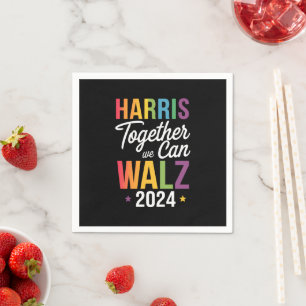 Harris Walz 2024 Kamala Samen Kunnen We LGBT Servet
