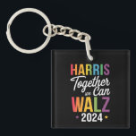 Harris Walz 2024 Kamala Samen kunnen we LGBT Sleutelhanger<br><div class="desc">Harris Walz 2024 Kamala Samen kunnen we verkiezingen houden</div>