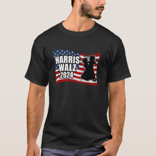 Harris Walz 2024 Katten Dansen Waltz Presidential T-shirt