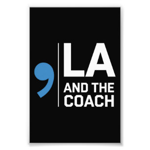 Harris Walz 2024 Komma La en The Coach 2024  Foto Afdruk