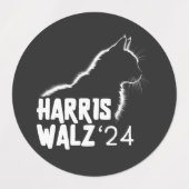 Harris Walz 2024 Labels (Design 1)