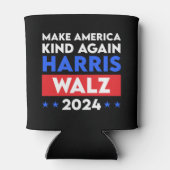Harris Walz 2024 maakt Amerika weer vriendelijk Blikjeskoeler (Achterkant)
