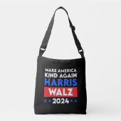 Harris Walz 2024 maakt Amerika weer vriendelijk Crossbody Tas (Voorkant)