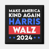 Harris Walz 2024 maakt Amerika weer vriendelijk Magneet (Voorkant)