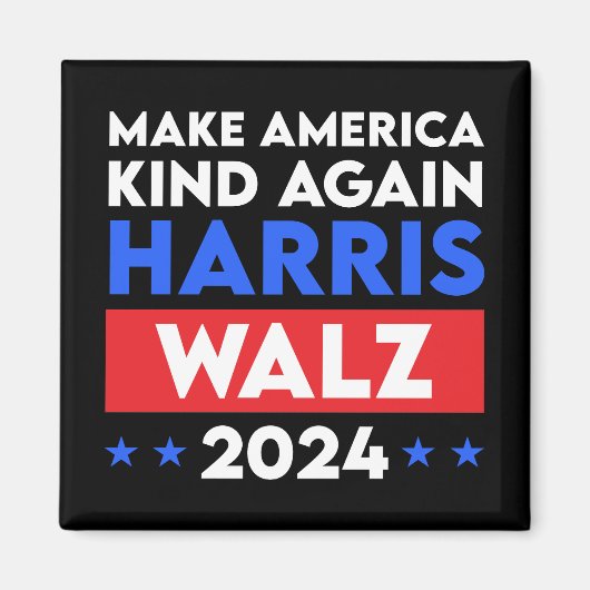 Harris Walz 2024 maakt Amerika weer vriendelijk Magneet (Voorkant)