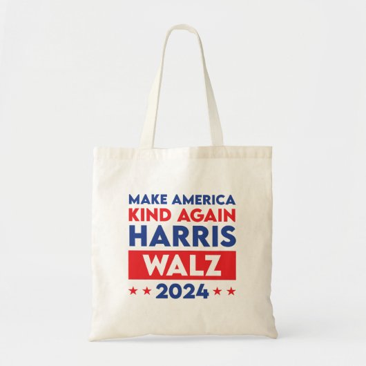Harris Walz 2024 maakt Amerika weer vriendelijk Tote Bag (Voorkant)