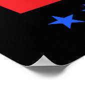 Harris Walz 2024 Make America Care opnieuw Poster (Hoek)