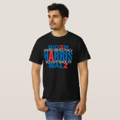 Harris/Walz 2024 mannen T-shirt (Voorkant volledig)