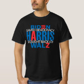 Harris/Walz 2024 mannen T-shirt (Voorkant)
