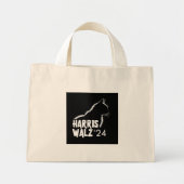 Harris Walz 2024 Mini Tote Bag (Voorkant)