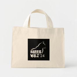 Harris Walz 2024 Mini Tote Bag