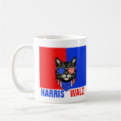 Harris Walz 2024 natuurlijk Koffiemok (Links)