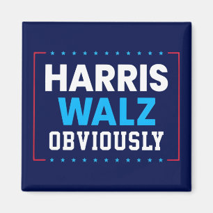 Harris Walz 2024 natuurlijk Magneet