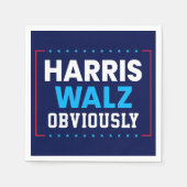 Harris Walz 2024 natuurlijk Servet (Voorkant)