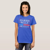 Harris Walz 2024 natuurlijk T-shirt (Voorkant volledig)