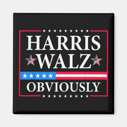 Harris Walz 2024 natuurlijk | Tim Walz Magneet (Voorkant)