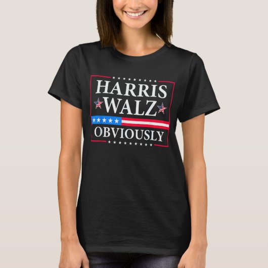 Harris Walz 2024 natuurlijk | Tim Walz T-shirt (Voorkant)