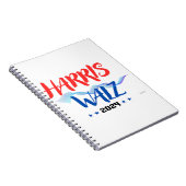 Harris Walz 2024 Notitieboek (Rechterzijde)