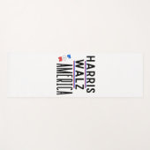 Harris Walz 2024 Pin Yogamat (Voorkant (horizontaal))