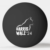 Harris Walz 2024 Pingpongbal (Voorkant)